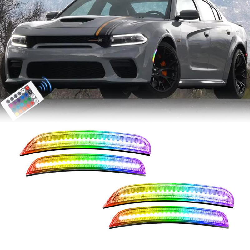 Model Kit Dodge Charger - Feux de position latéraux LED RGB
