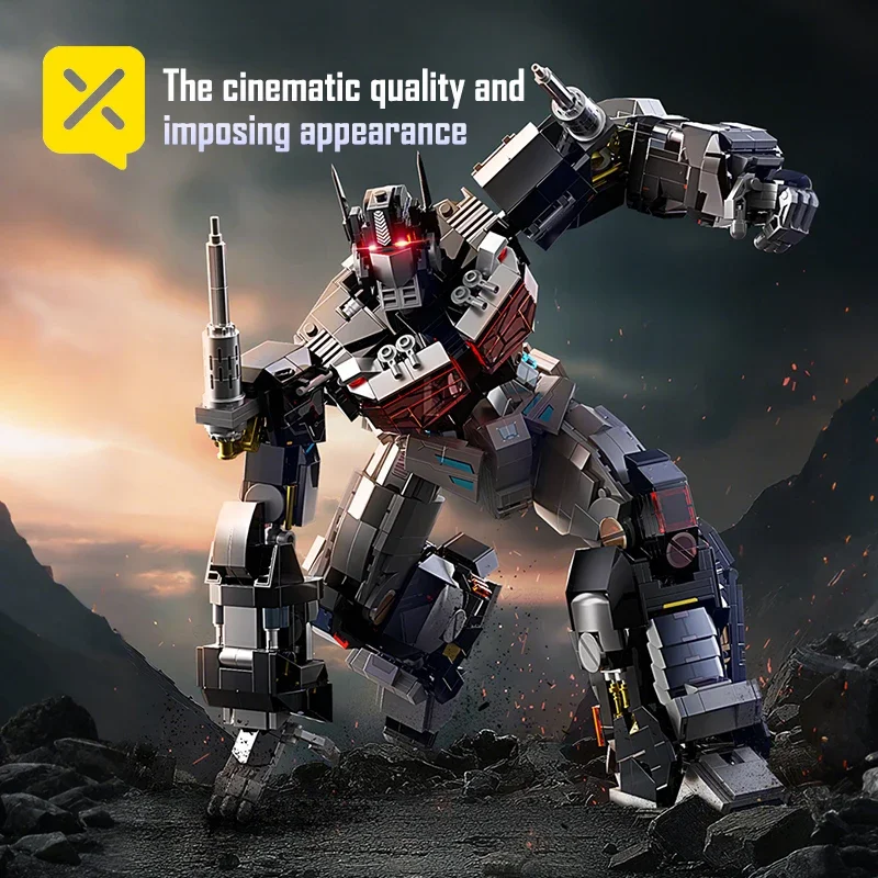 Model Kit Optimus Prime - Optimus Prime Knight transformateur Robot blocs