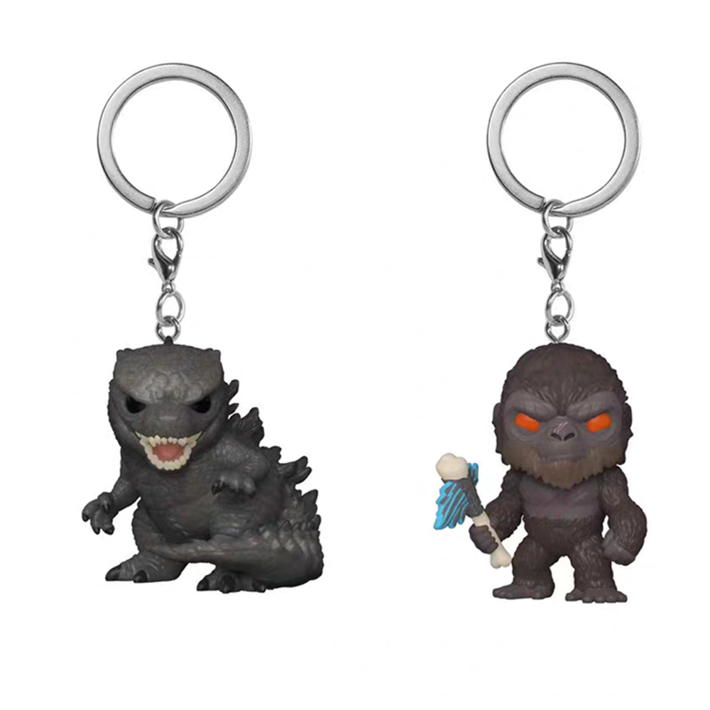 Model Kit Godzilla - Porte-clés Godzilla Kong Kong avec hache,