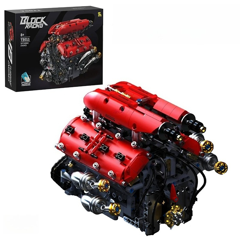 Model Kit Engine V8 - T5011 1370 pièces Kit de blocs