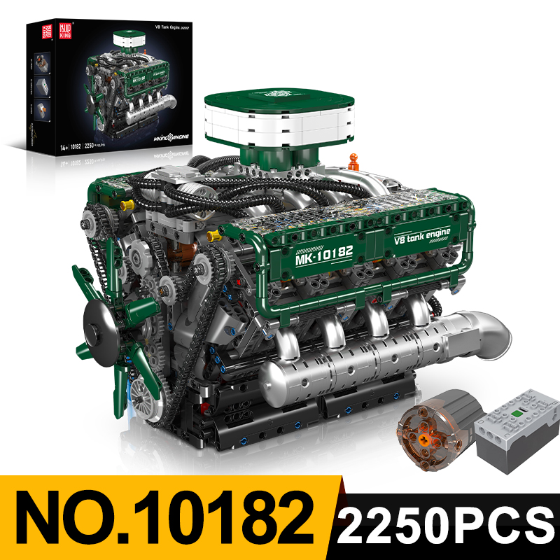 Mould King 10182 V8 réservoir  - Model Kit Engine V8 avis et prix